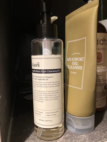 Customer photo review of Gentle Black Fresh Cleansing Oil