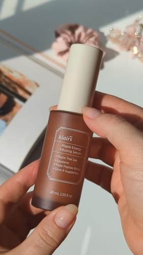Customer photo review of Maple Energy Infusing Serum