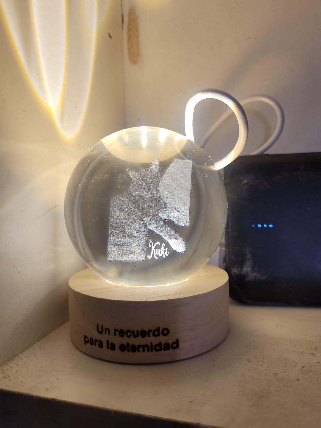Customer photo review of Esfera de Cristal