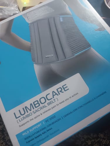 Customer photo review of Lumbocare (Lumbo Sacral Belt) | Provides Support to the Lower Back | Pain solution for Back and Abdomen (Grey)