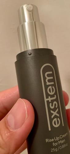 Customer photo review of exstem（エクステム）エクソソーム配合の男性用ケアクリーム