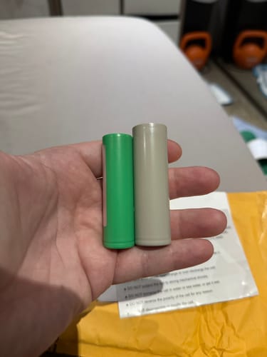 Customer photo review of Molicel 21700 P45B 4500mAh 45A Battery