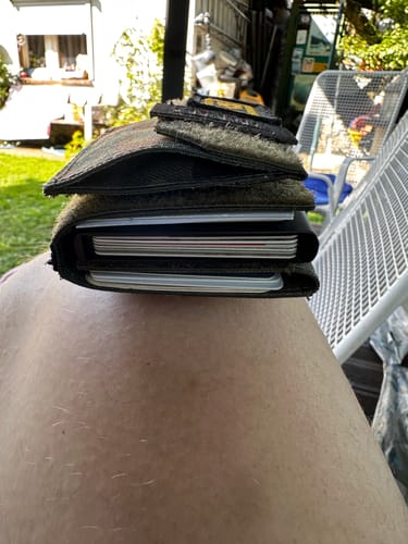 Customer photo review of Tactical Wallet MK2 - 5-Farben Flecktarn