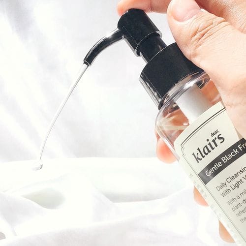 Customer photo review of Gentle Black Fresh Cleansing Oil