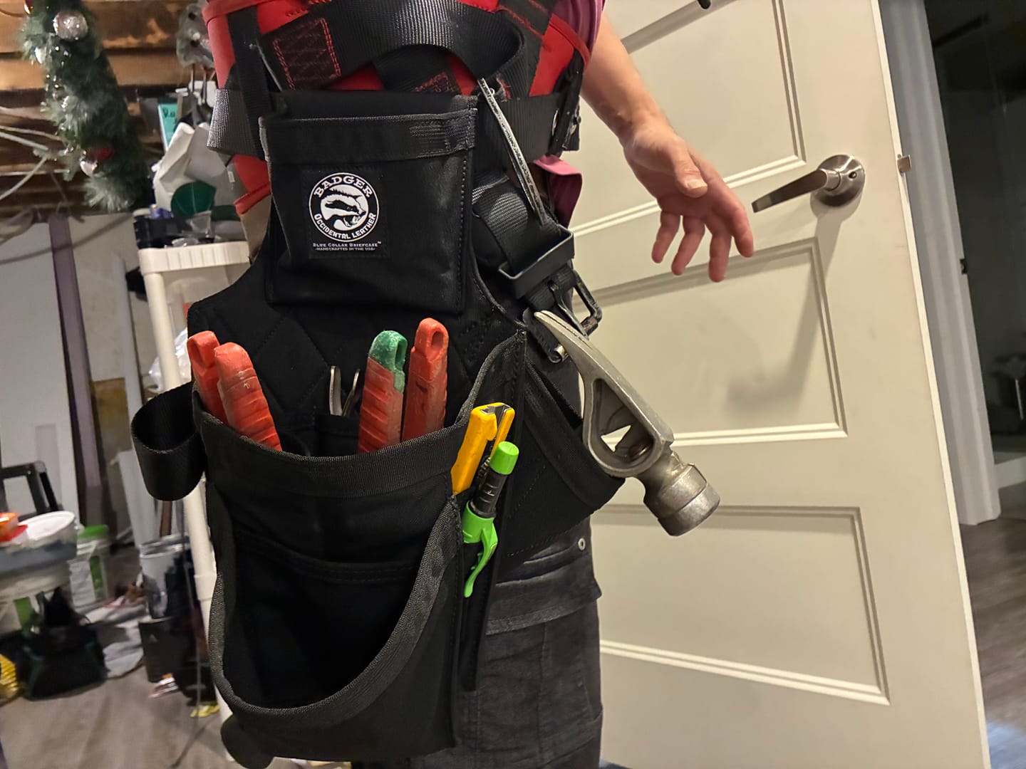 Customer photo review of Badger Toolbelts | Carpenter Tool Bag