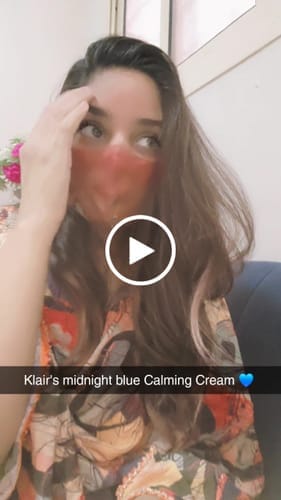 Customer photo review of Midnight Blue Calming Cream