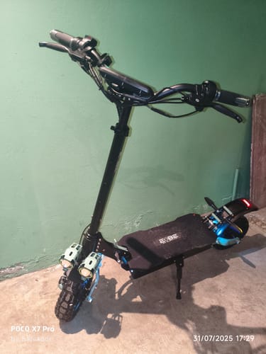 Customer photo review of Scooter Electrico Plegable Premium 75 Km/h Full Luz Led