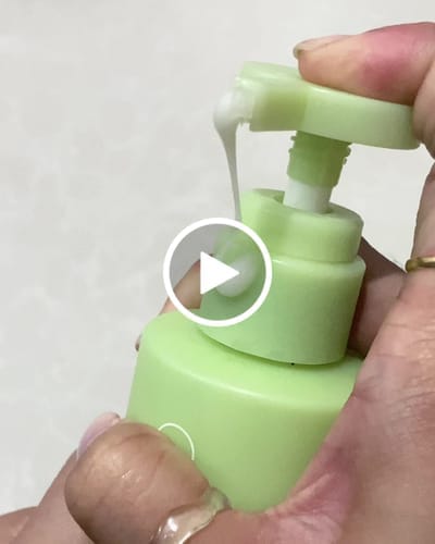 Customer photo review of Green Tea (Matcha) & Enzyme Milky Foaming Wash