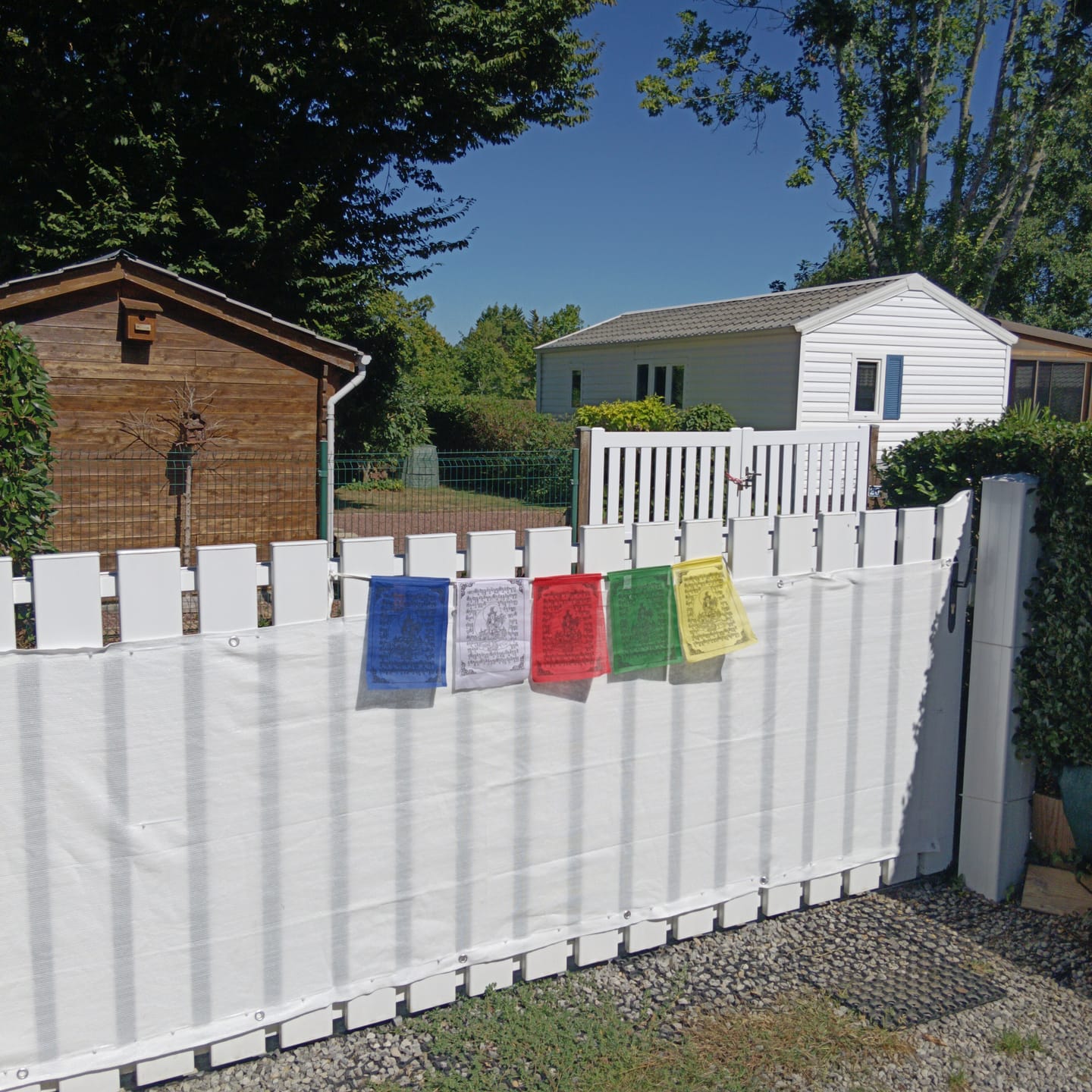 Customer photo review of Drapeaux Prières 5 Rouleaux