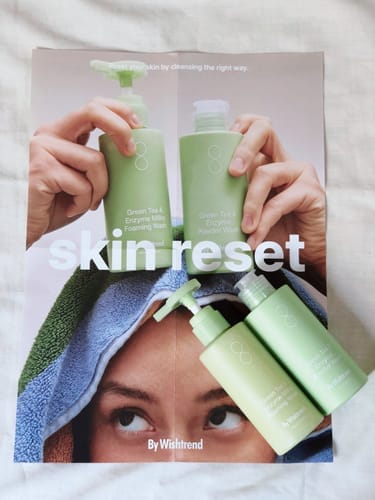 Customer photo review of Green Tea (Matcha) & Enzyme Powder Wash