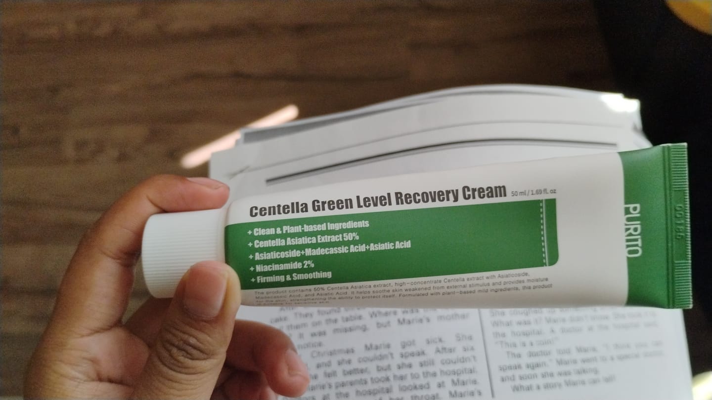 Customer photo review of [Purito] Wonder Releaf Centella Cream 50ml