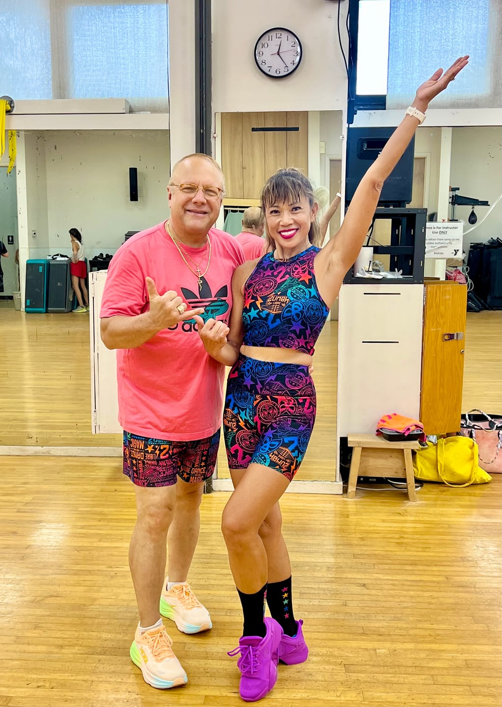 Customer photo review of Zumba Libre Men's Mesh Shorts