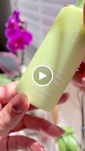 Customer photo review of Green Tea (Matcha) & Enzyme Milky Foaming Wash