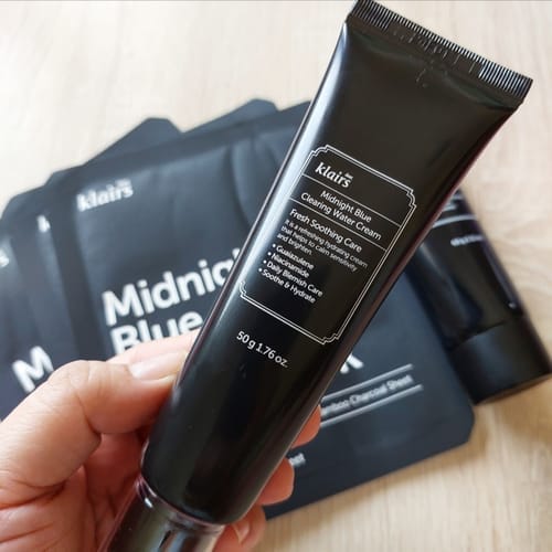 Customer photo review of Midnight Blue Clearing Water Cream