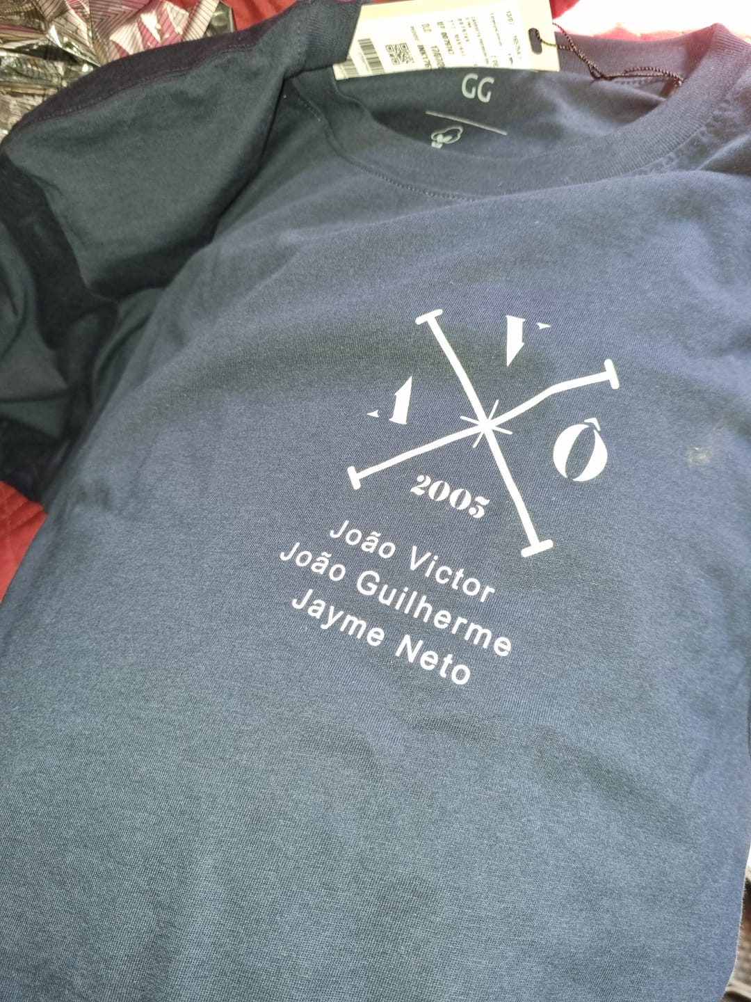Customer photo review of Camiseta Personalizada FAMÍLIA MINIMALISTA (PAI, AVÔ, MÃE, TIO) - Algodão Peruano