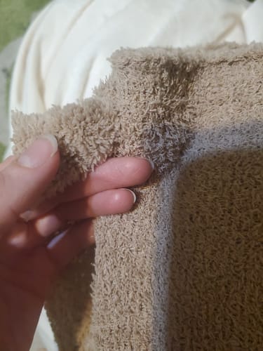 Customer photo review of Khaki Terry Cloth Knit