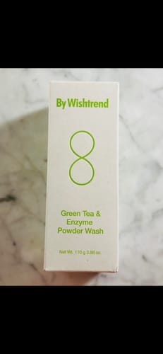 Customer photo review of Green Tea (Matcha) & Enzyme Powder Wash