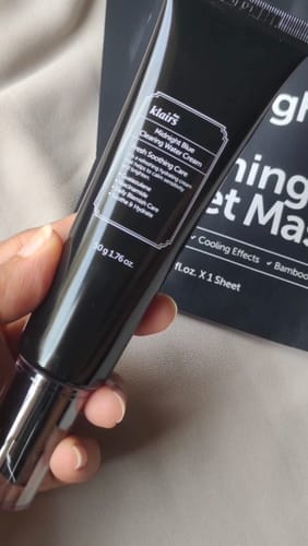 Customer photo review of Midnight Blue Clearing Water Cream