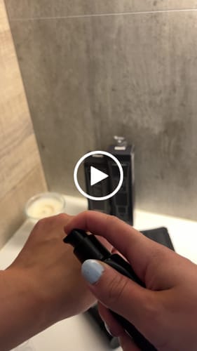 Customer photo review of Midnight Blue Clearing Water Cream