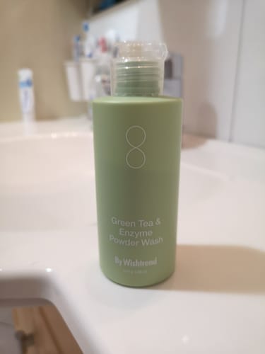 Customer photo review of Green Tea (Matcha) & Enzyme Powder Wash