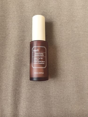 Customer photo review of Maple Energy Infusing Serum