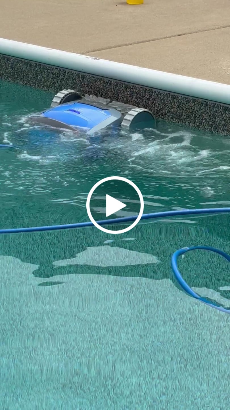 Customer video review of Maytronics Dolphin M600 Robotic Pool Cleaner