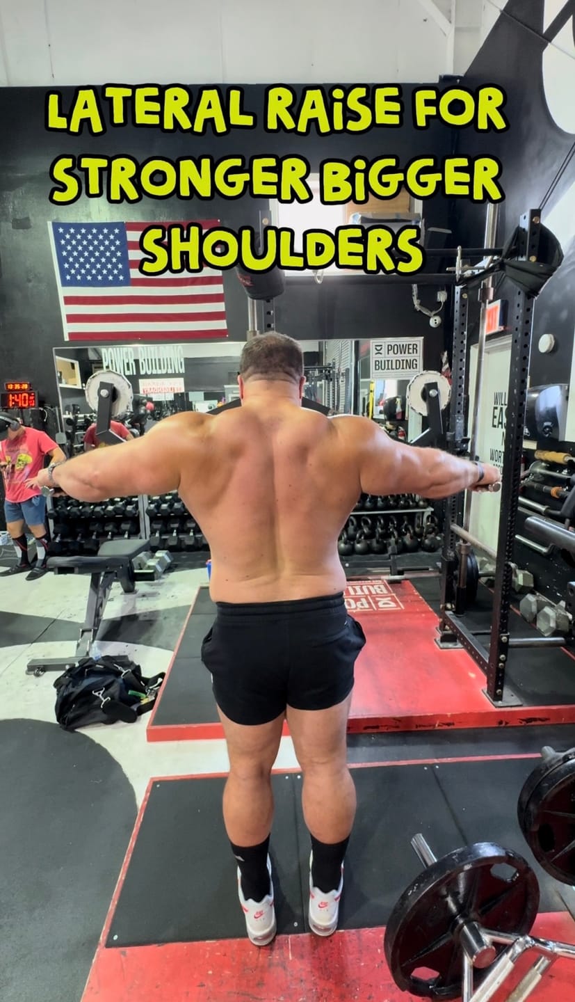 Customer photo review of Revolt Lateral Raise Attachment