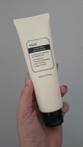 Customer photo review of Gentle Black Facial Cleanser