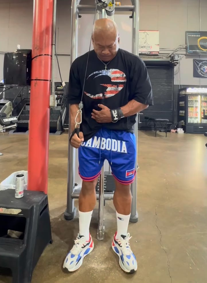 Customer photo review of Cambodia Heritage Basketball Shorts
