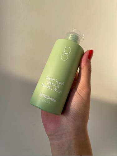 Customer photo review of Green Tea (Matcha) & Enzyme Powder Wash