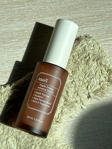 Customer photo review of Maple Energy Infusing Serum
