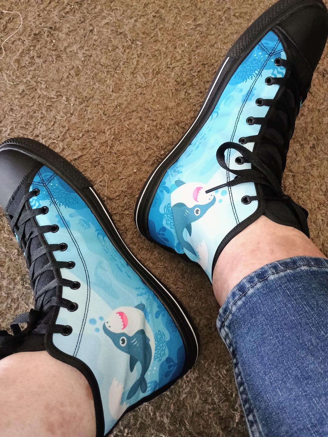 Customer photo review of Shark High Tops
