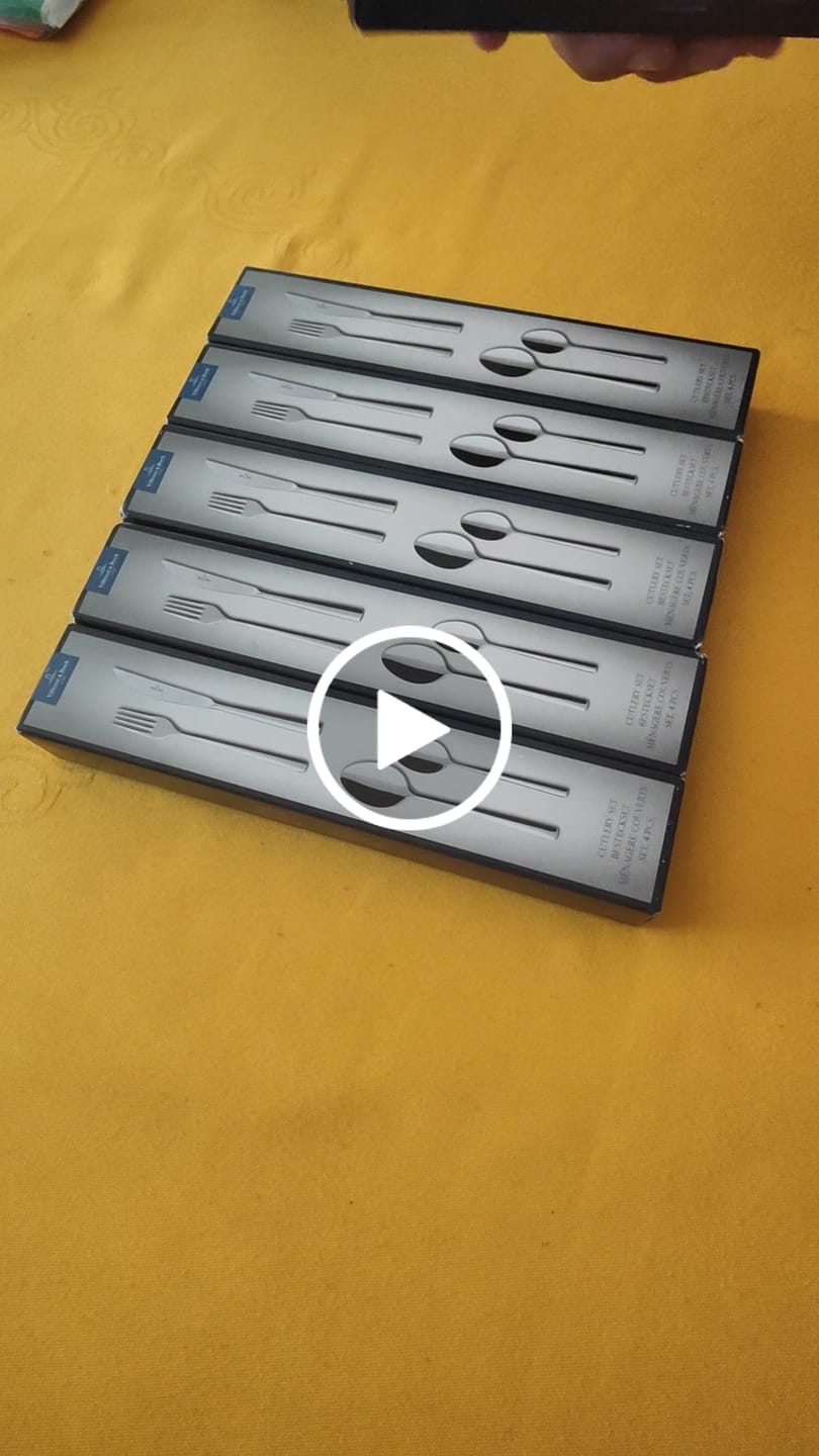 Customer video review of Villeroy & Boch Bestekset Piemont - 18/10 RVS - 24 delig / 6 personen