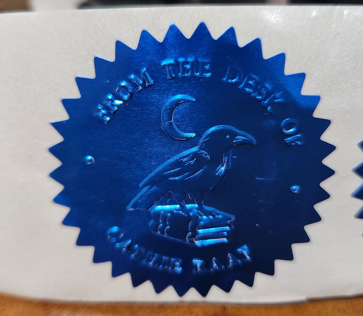Customer photo review of Custom Book Embosser