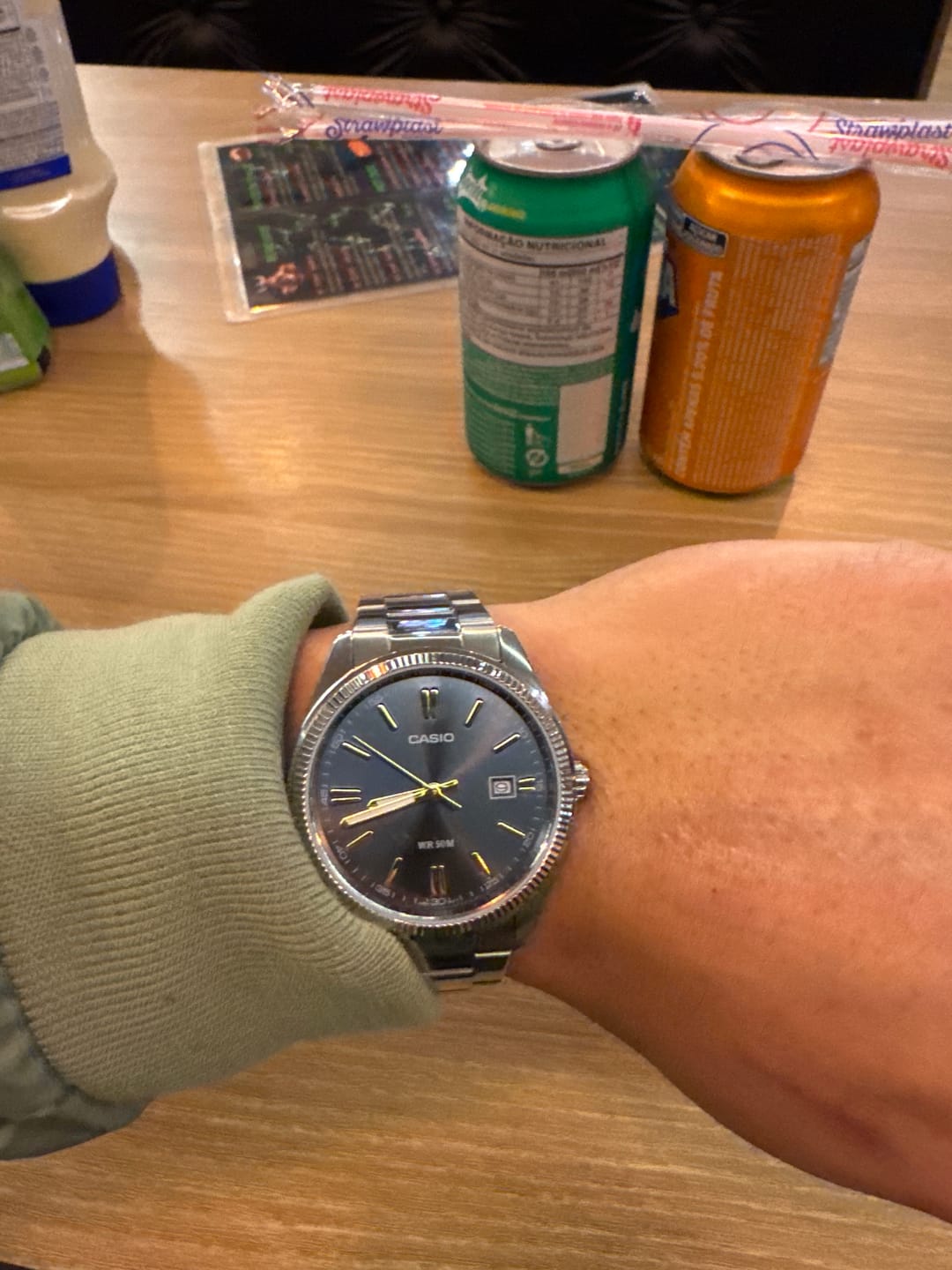 Customer photo review of Reloj Casio Análogo MTP-1302D-1A2V Negro 38,5mm