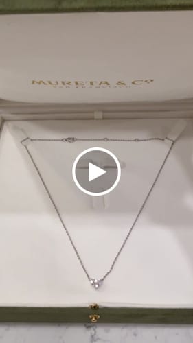 Customer video review of M & Co. Prong-Set Heart Pendant