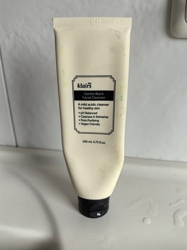 Customer photo review of Gentle Black Facial Cleanser
