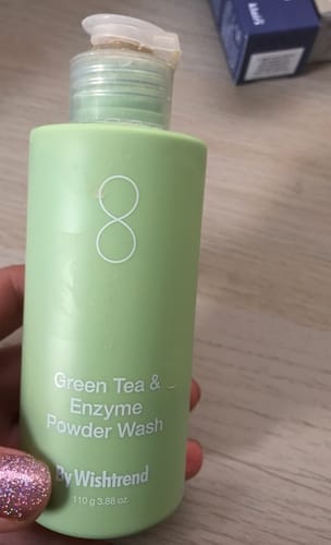 Customer photo review of Green Tea (Matcha) & Enzyme Powder Wash