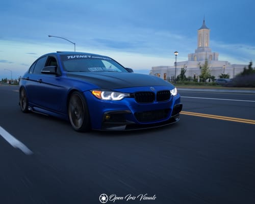 Customer photo review of F30 Carbon Fiber M Performance 3 Piece Lip