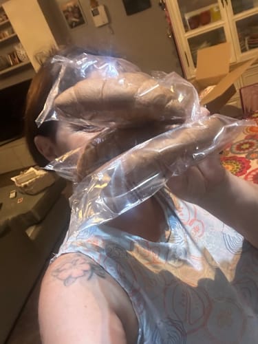 Customer photo review of 30 Cornetti proteici ripieni di crema al cioccolato proteica