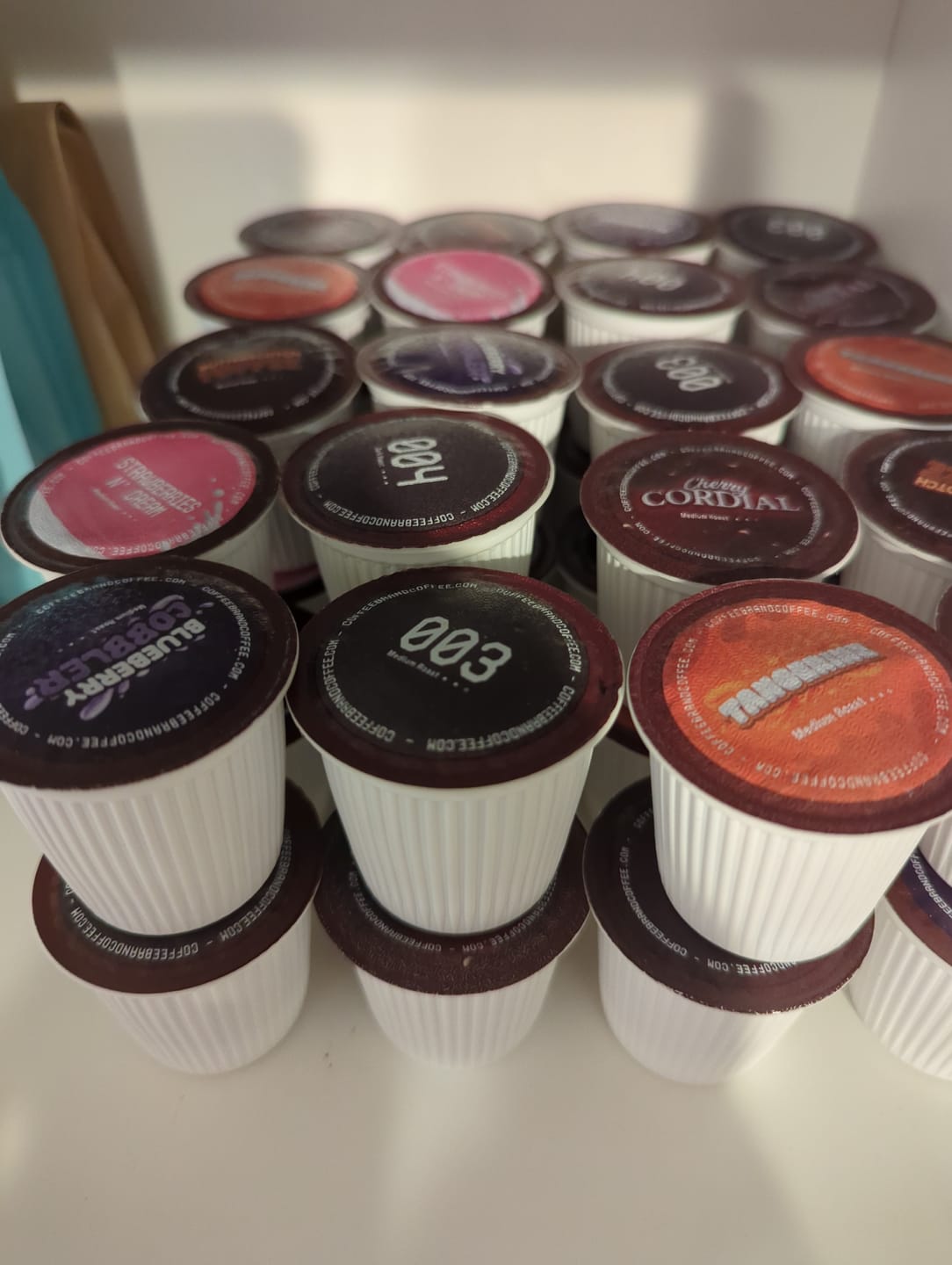 Customer photo review of Premium Medium Roast Kcups