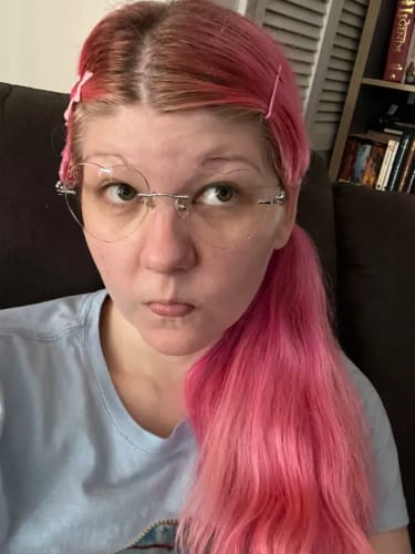 Customer photo review of Ally Eyeglasses