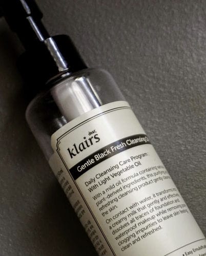 Customer photo review of Gentle Black Fresh Cleansing Oil