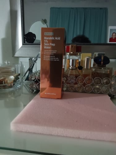 Customer photo review of Mandelic Acid Gentle Exfoliating Toner