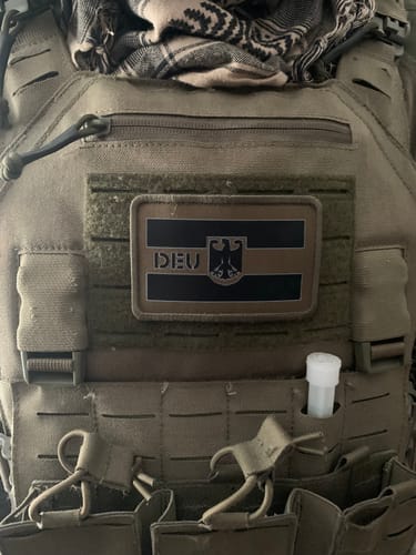 Customer photo review of Klettpatch 10 x 6.5cm - DEU mit Adler