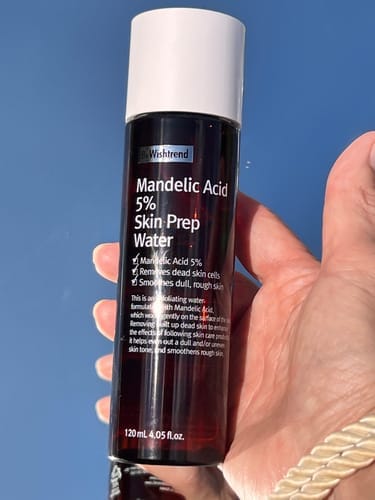Customer photo review of Mandelic Acid Gentle Exfoliating Toner