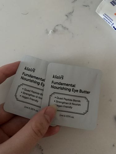 Customer photo review of Fundamental Nourishing Eye Butter