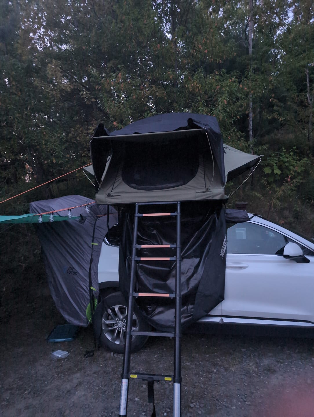 Customer photo review of Tente de Toit Souple 2 Places