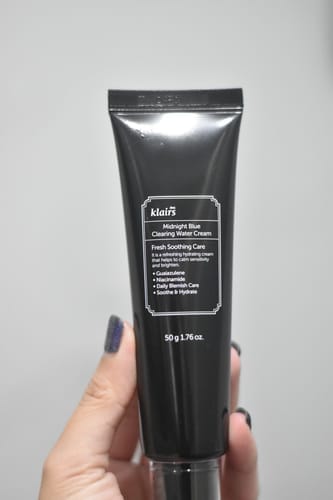 Customer photo review of Midnight Blue Clearing Water Cream