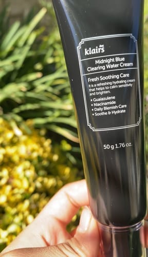Customer photo review of Midnight Blue Clearing Water Cream